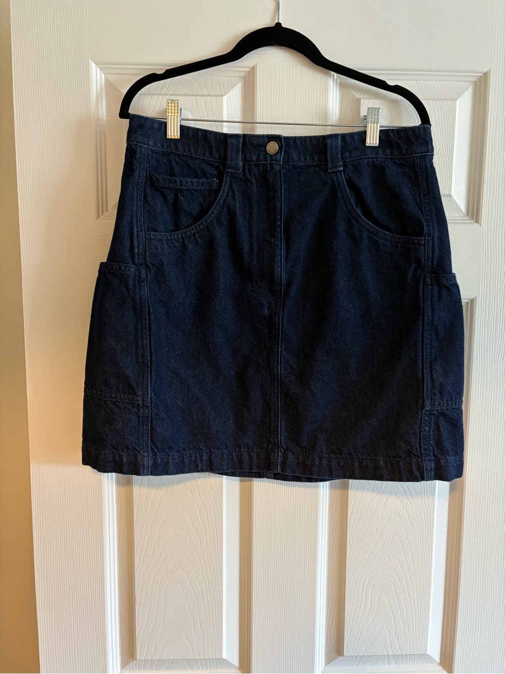 Banana Republic Paneled Denim Mini Skirt